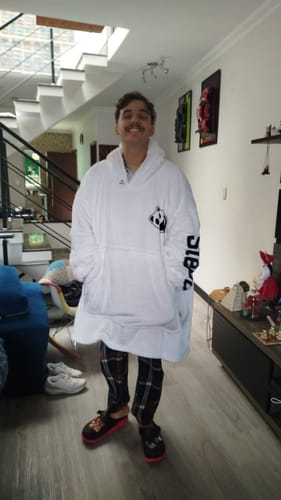 Foto enviada por cliente do Sleepo Pandinha Branco